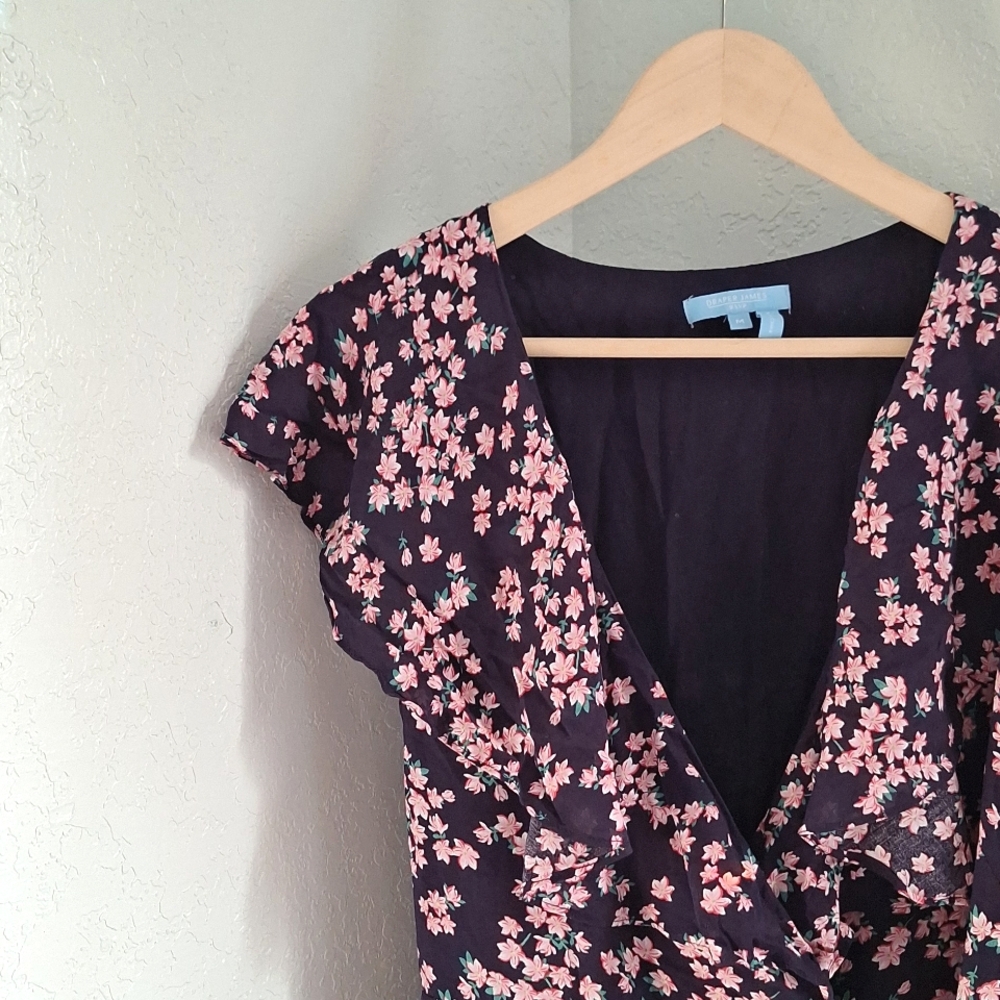 Draper James Floral Wrap Dress M